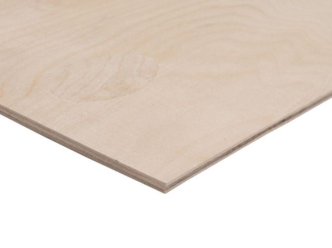 Фанера ФК 4мм 1525х1525мм сорт 2/2 шлифованная березовая