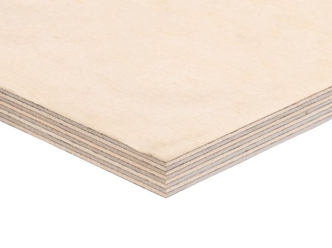 Фанера ФСФ 12мм 1525х1525 мм сорт 1/2 шлифованная Ш2 березовая влагостойкая