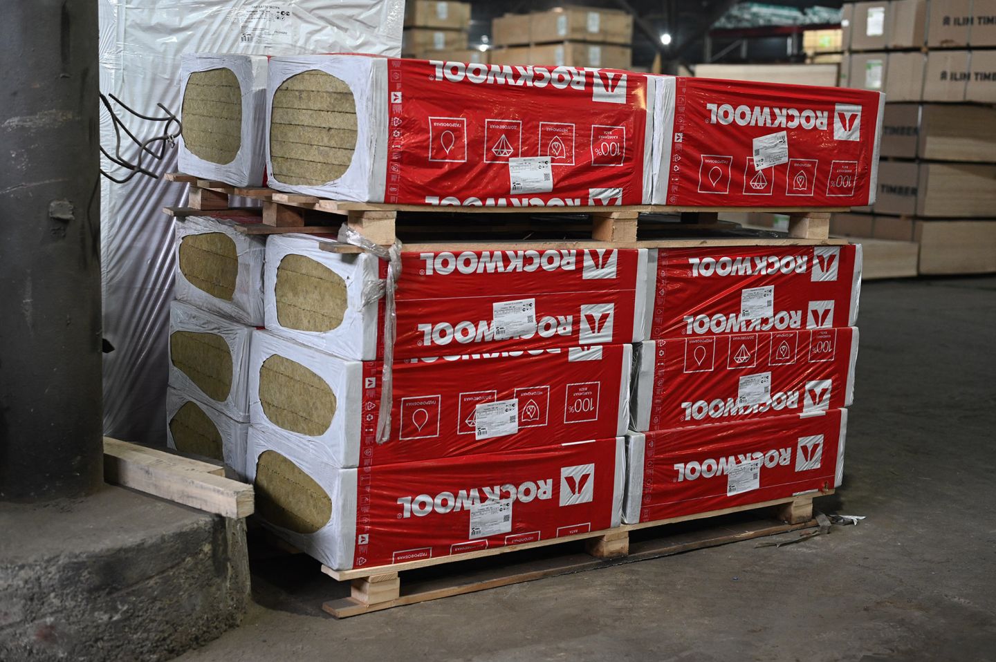 Утеплитель Rockwool Лайт Баттс Оптима базальтовая плита 1000х600х50мм