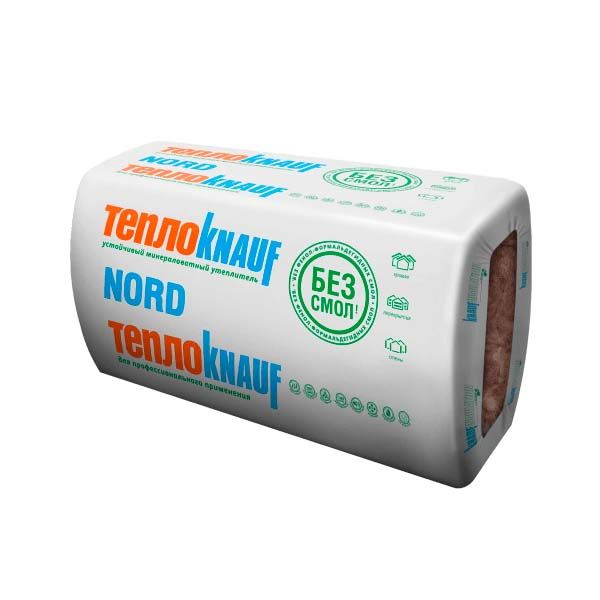 Утеплитель Knauf NORD TS стекловолоконная плита 1250х600х50мм
