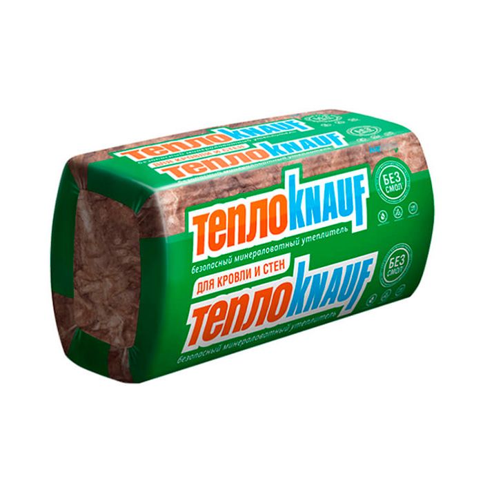 Утеплитель Knauf Кровля/Стена стекловолоконная плита 1000х610х50мм