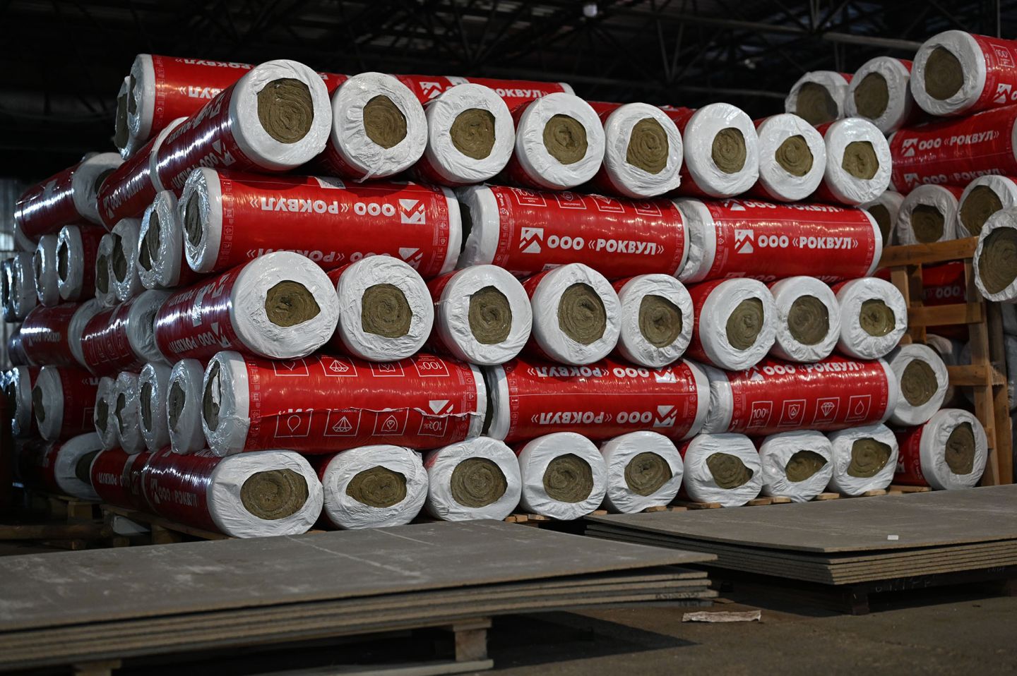 Утеплитель Rockwool WIRED MAT рулон 60мм 4000х1000 мм минеральный (техническая теплоизоляция)