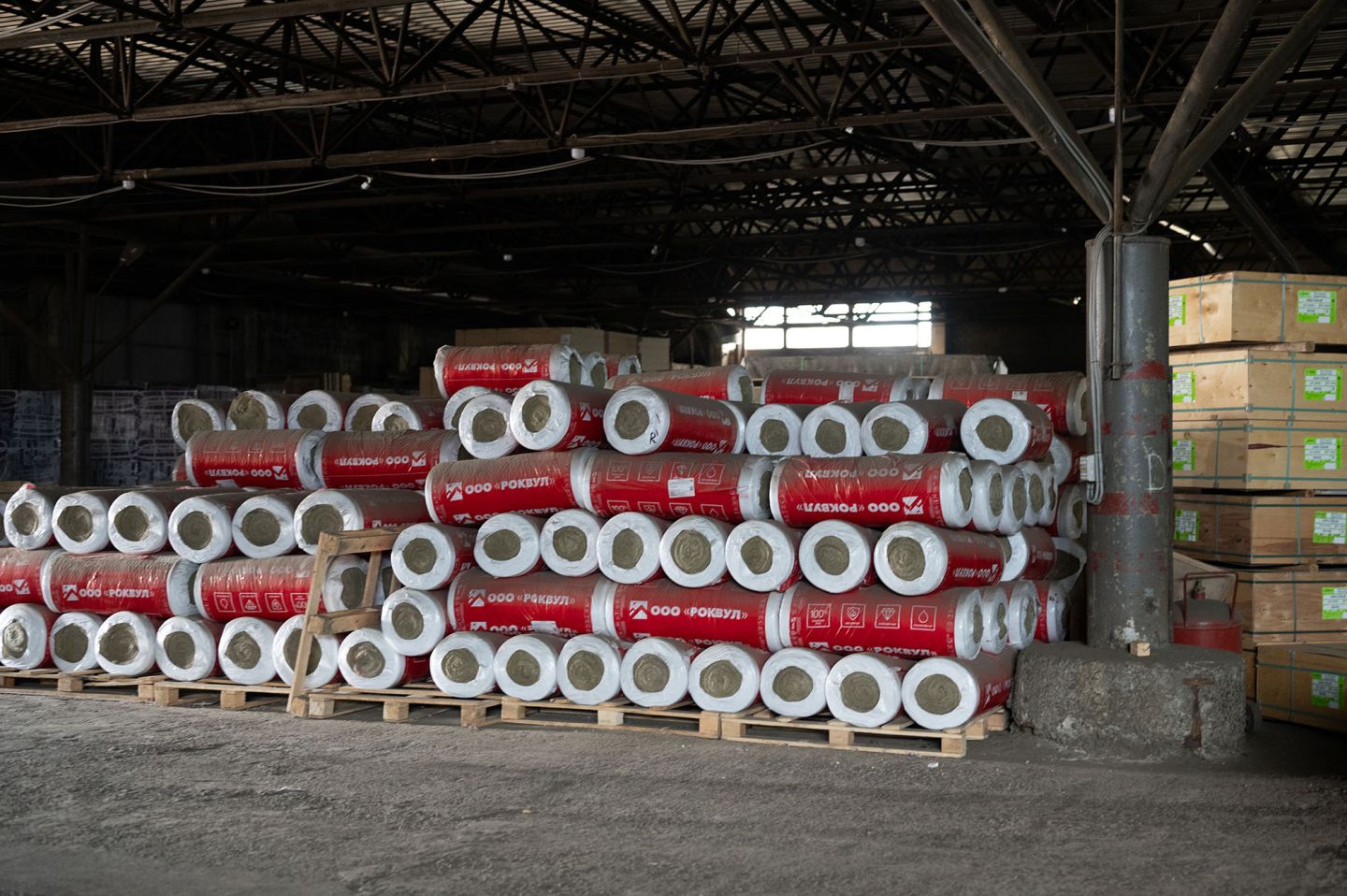 Утеплитель Rockwool ТЕХ МАТ к/ф рулон 50мм 5000х1000 мм минеральный (техническая теплоизоляция)