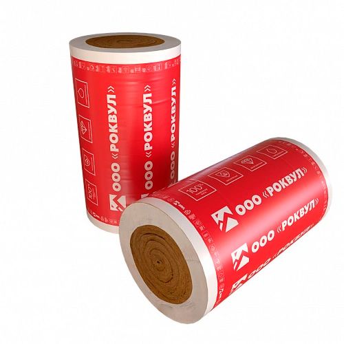 Утеплитель Rockwool ТЕХ МАТ к/ф рулон 50мм 5000х1000 мм минеральный (техническая теплоизоляция)