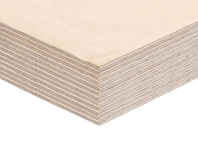 Фанера ФСФ 40мм 2440х1220 мм сорт 1/2 шлифованная Ш2 березовая влагостойкая