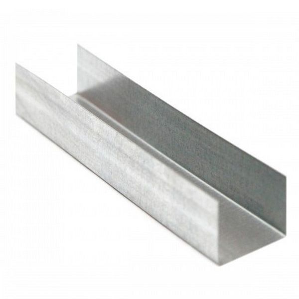 Профиль направляющий ПН 100х40х0,5мм оцинкованный (3м/п, 12 шт/пачка)