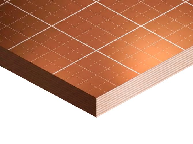 Фанера ФОФ ламинированная 18мм 2440х1220 мм сорт 1/2 березовая DECK 350