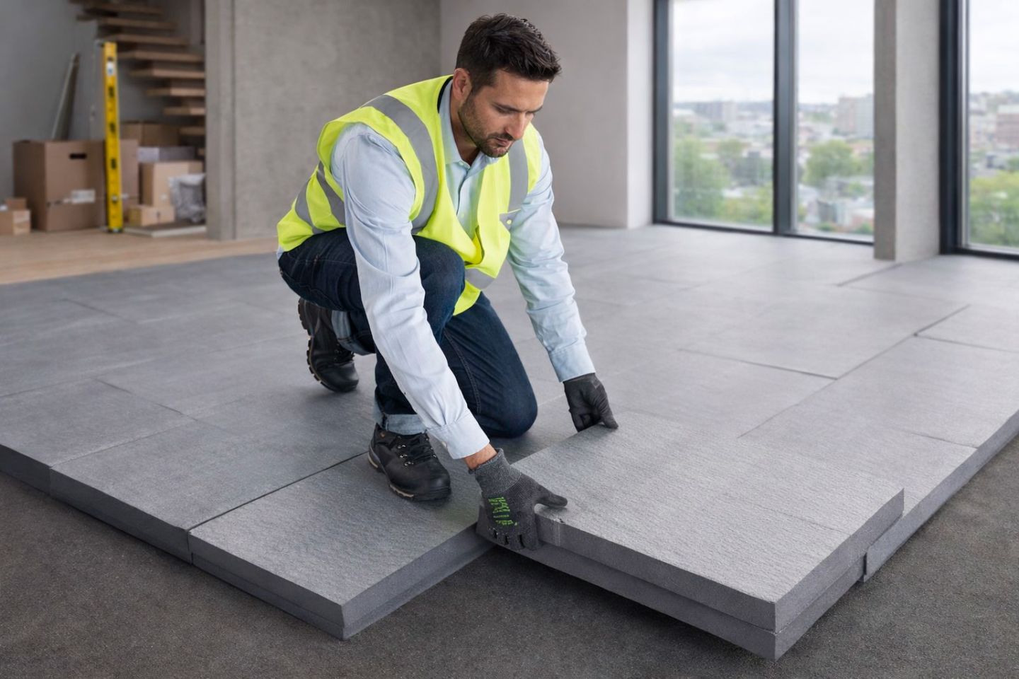 Пенополистирол экструдированный 100мм 1180х580мм ГРАФИТ XPS GP PROF