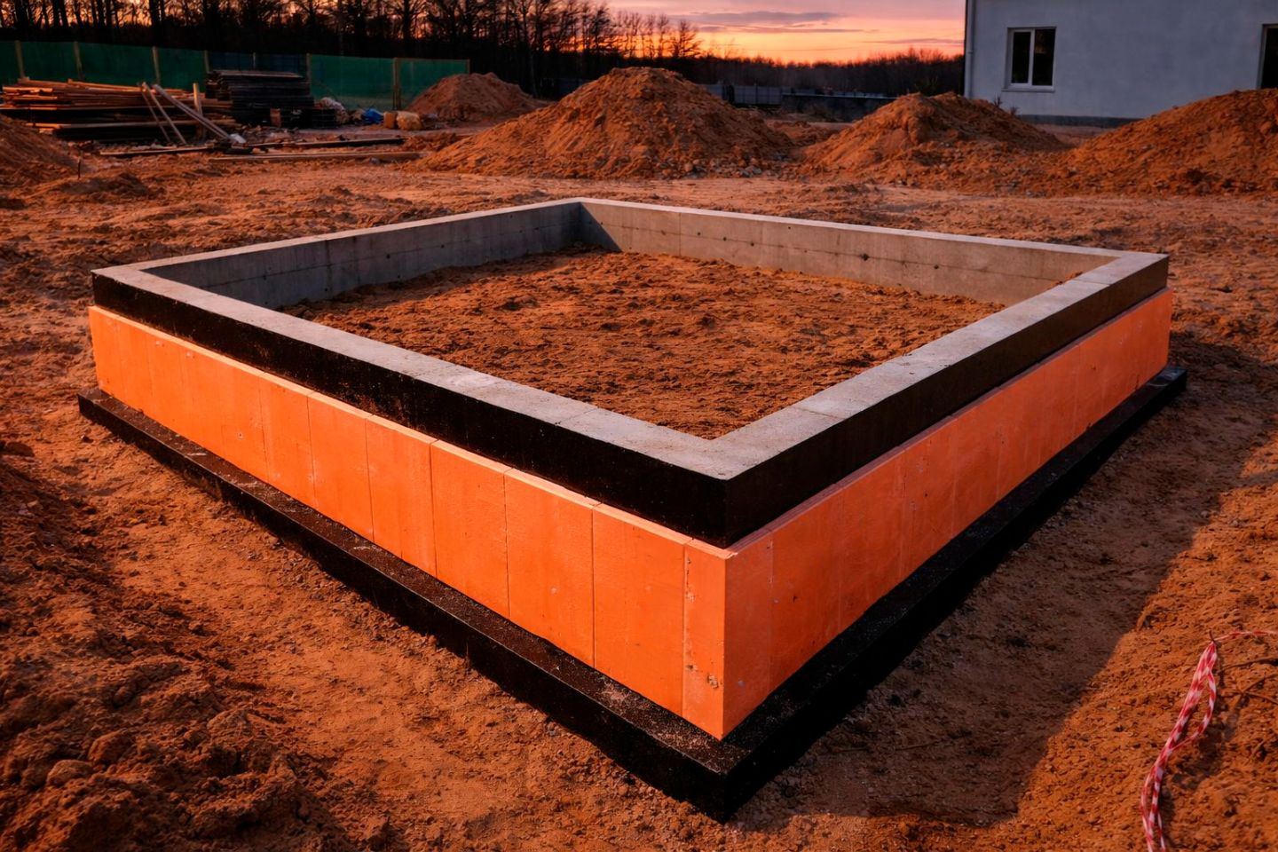 Пенополистирол экструдированный 100мм 1185х585мм Пеноплэкс Фундамент