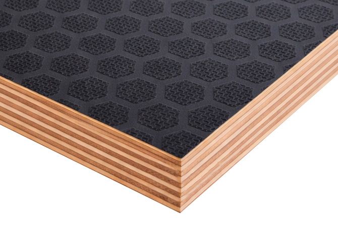 Фанера ФОФ ламинированная 19мм 2500х1250 мм сорт 1/1 березовая 120/120 HEXA