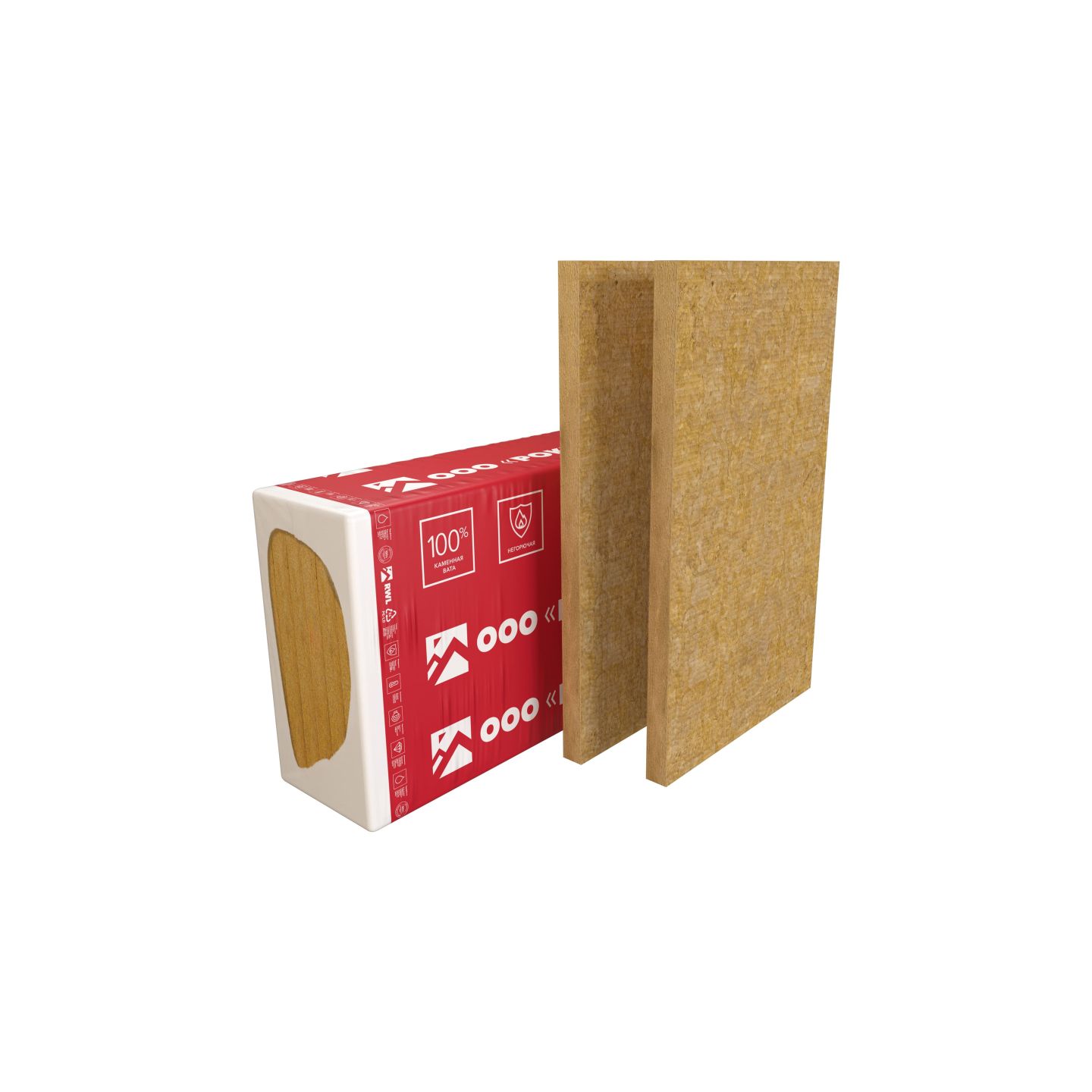 Утеплитель Rockwool Руф Баттс В Оптима базальтовая плита 1000х600х100мм